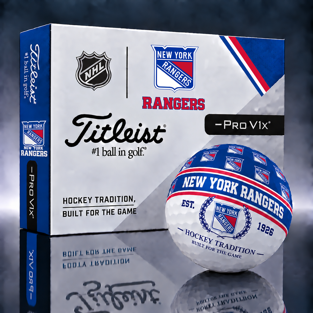 Titleist X Premium NHL x NYR PERSONALIZED GOLF BALL LIMITED EDITION V5