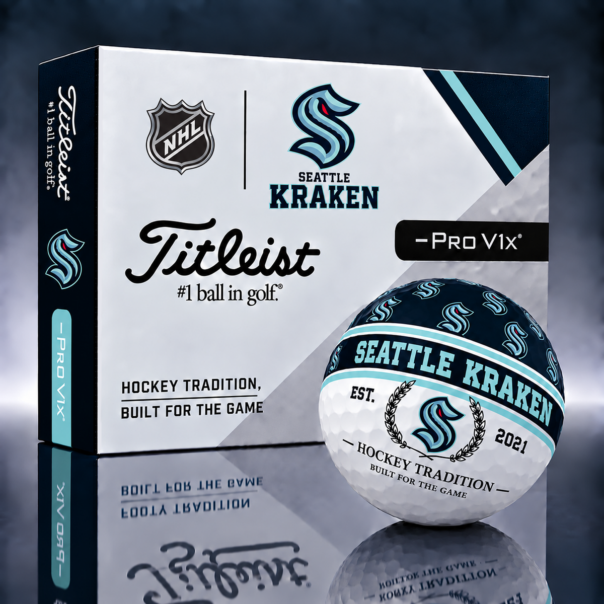 Titleist X Premium NHL x SEA PERSONALIZED GOLF BALL LIMITED EDITION V5