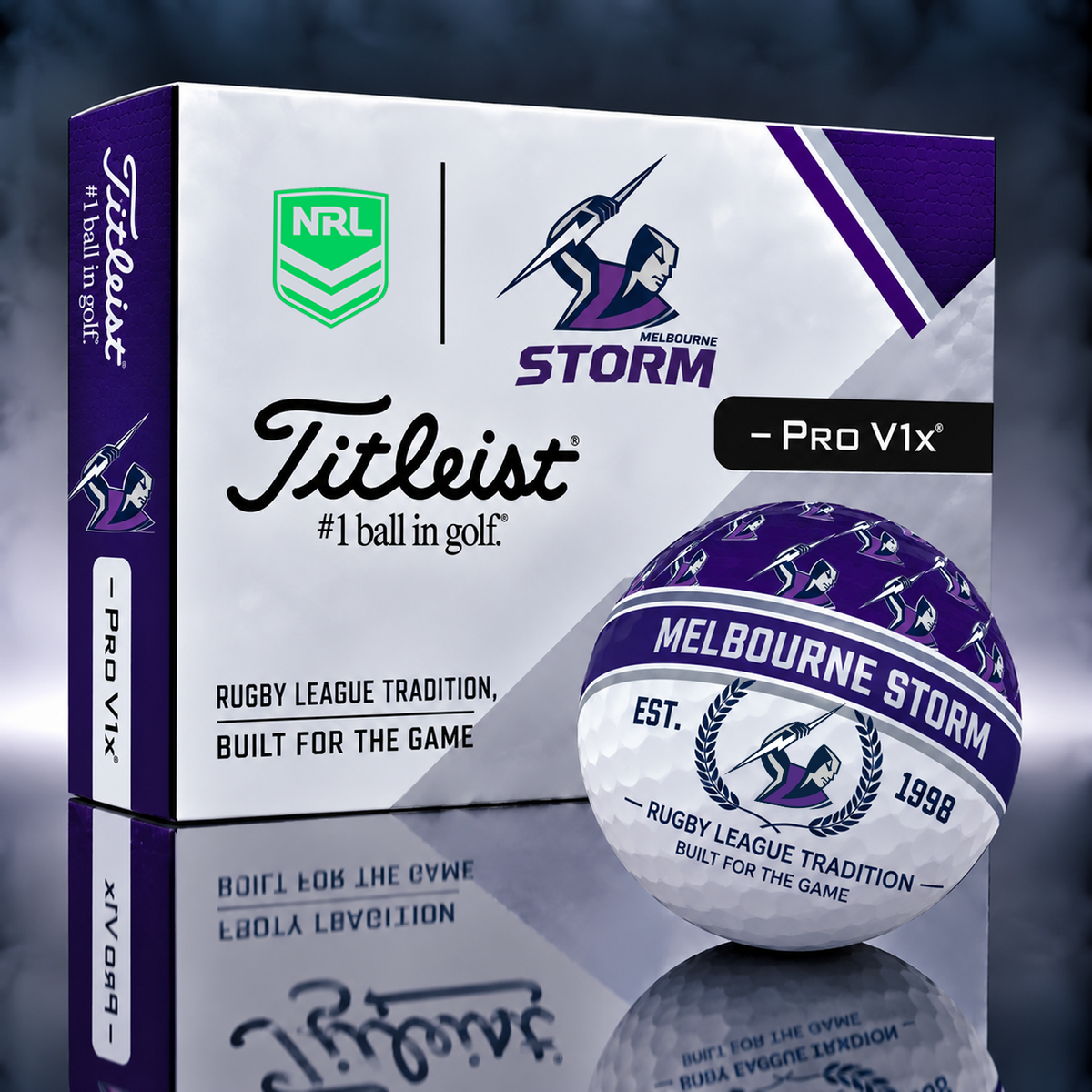 Titleist X Premium NRL MEL PERSONALIZED GOLF BALL LIMITED EDITION V5