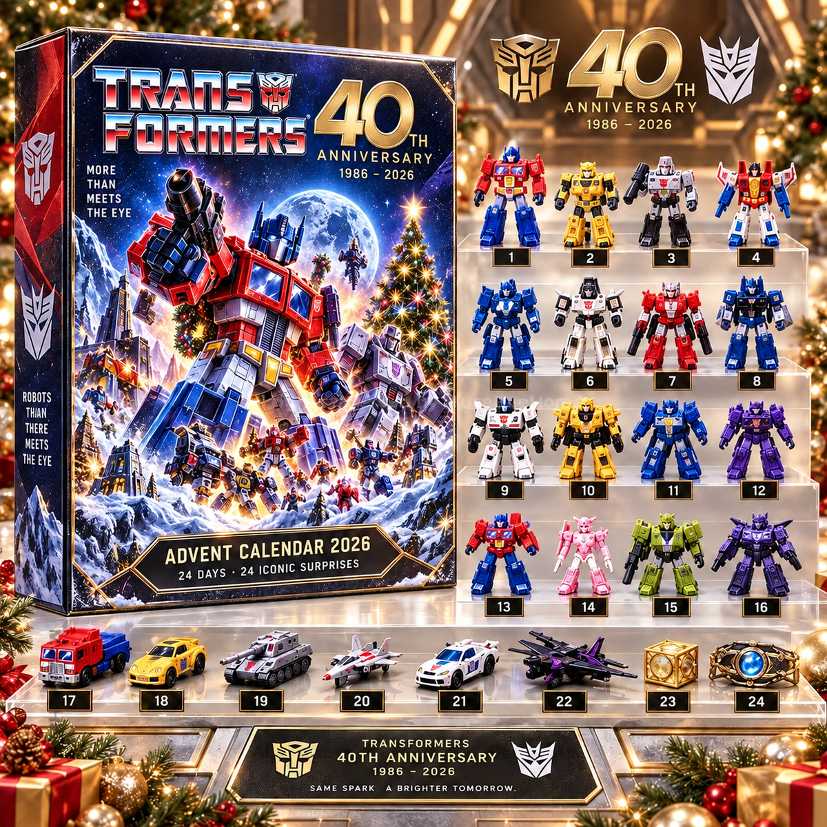 Transformers 40th Anniversary Advent Calendar