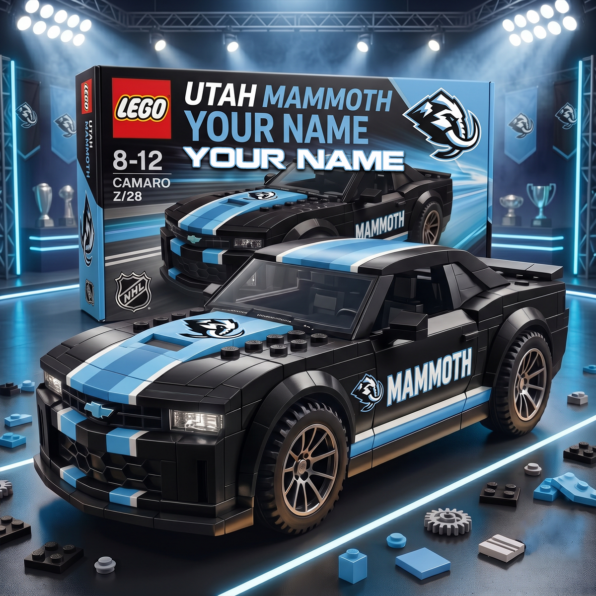 UTAH x NHL Football Team Camaro Z28 V2