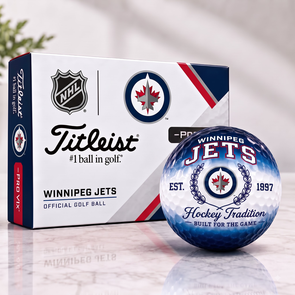 WPG X Custom NHL Football Tradition Golf Ball Set