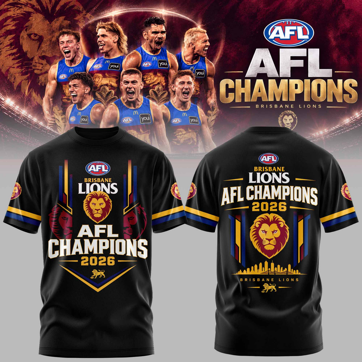 PREMIUM AFL X BL THANK FOR MEMORIES CHAMPIONSHIPÂ TSHIRT V5 LIMITED EDITION NDT VHM 2026