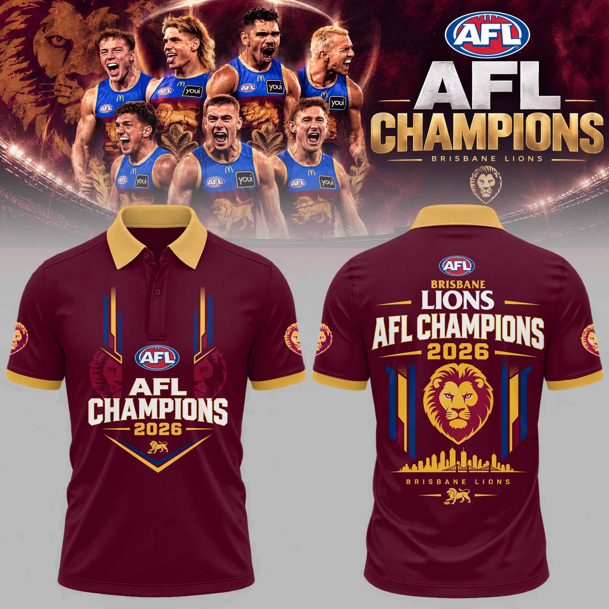 PREMIUM AFL X BL THANK FOR MEMORIES CHAMPIONSHIPÂ POLO LIMITED EDITION NDT VHM 2026
