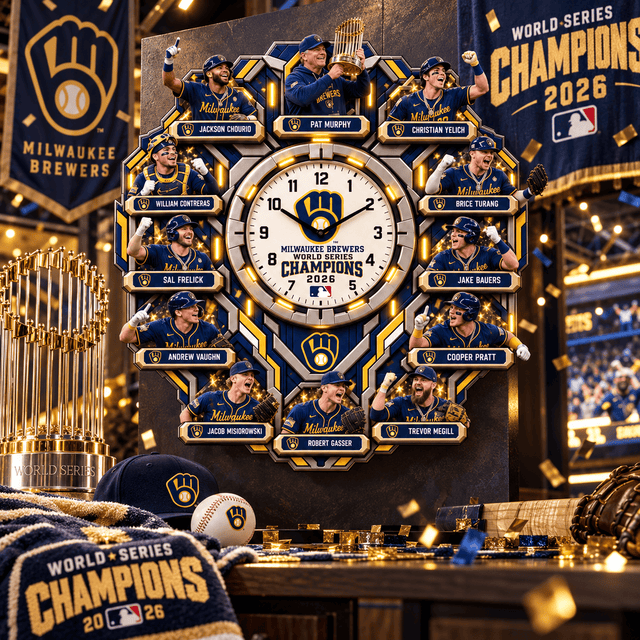 OFFICIAL MLB X PREMIUM MB 3D BESPOKE V3 Famous Players Acrylic Wall Clock For Home Decor EDITION  NDT NHM