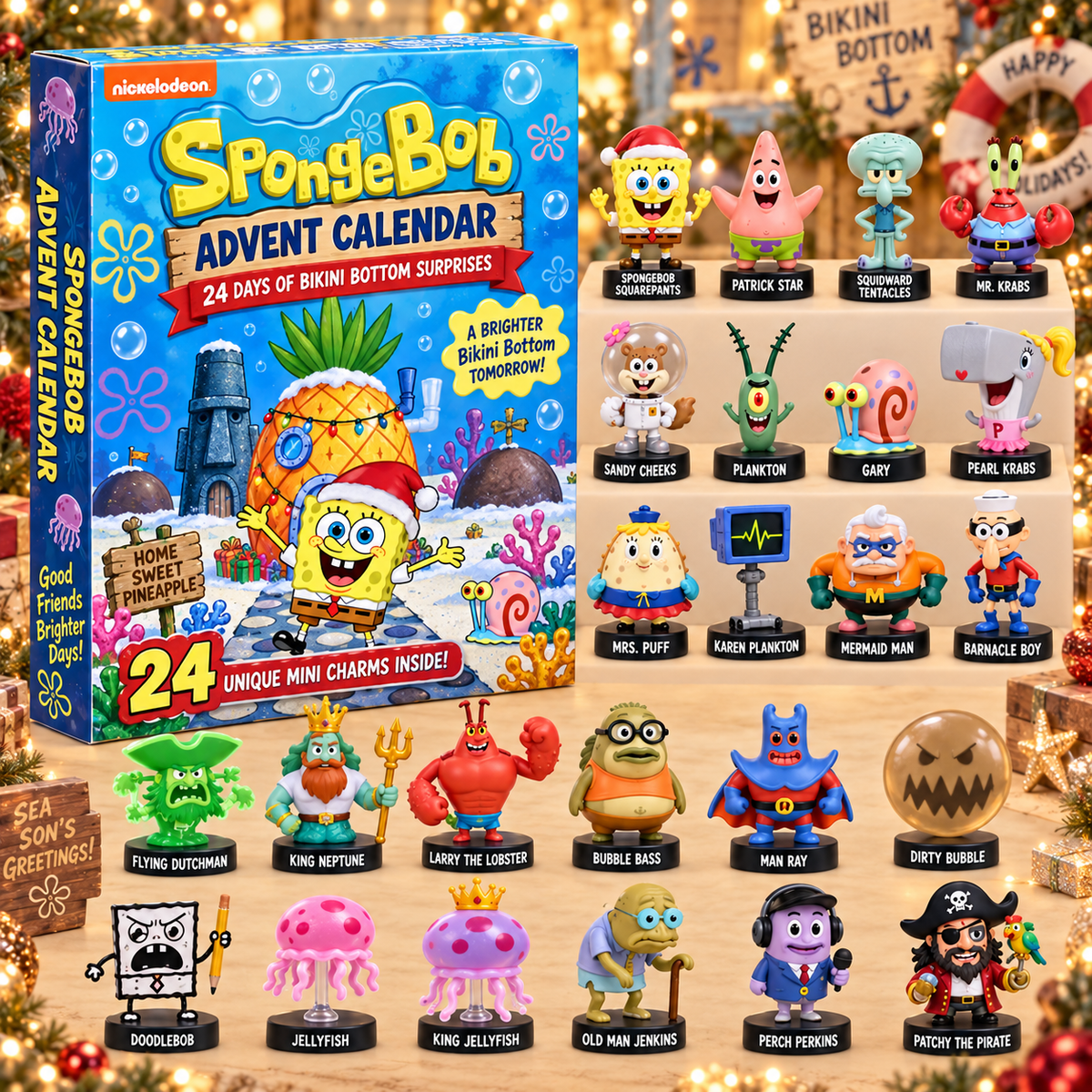 24 Days Of SpongeBob Advent Calendar Blink Box