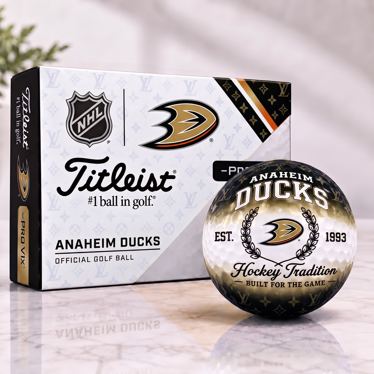 AD x NHL Custom LV x Titleist Pro V1 Golf Balls Set V2