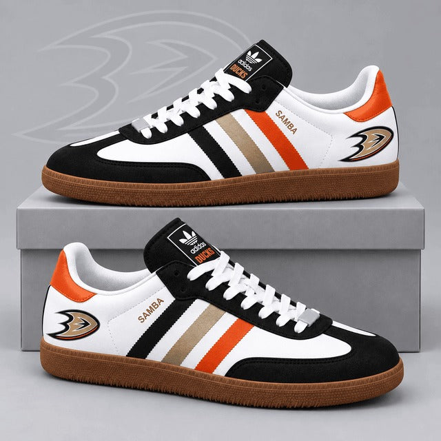 AD x NHL Retro Samba Low Top Sneakers Classic Three Stripe Hockey Fan Casual Shoes