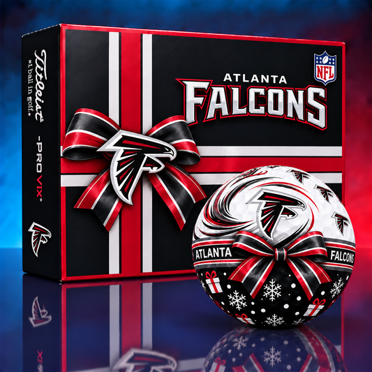 AF x 1-of-1 Custom NFL Holiday Golf Balls Gift Set For Golfer