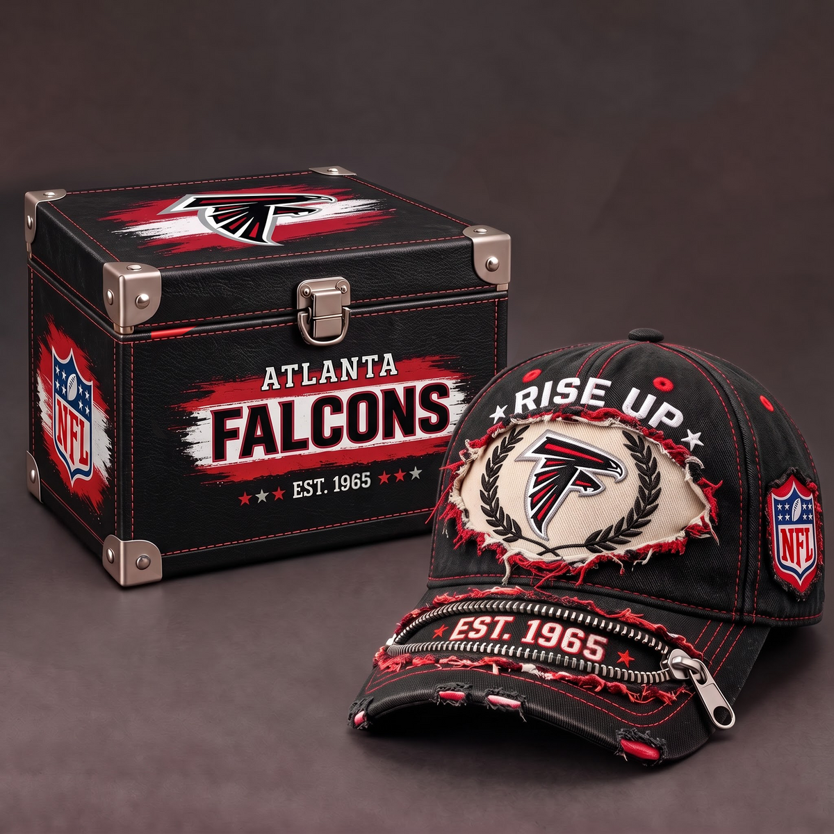 AF x 1-of-1 NFL Distressed Zipper Cap With Gift Box