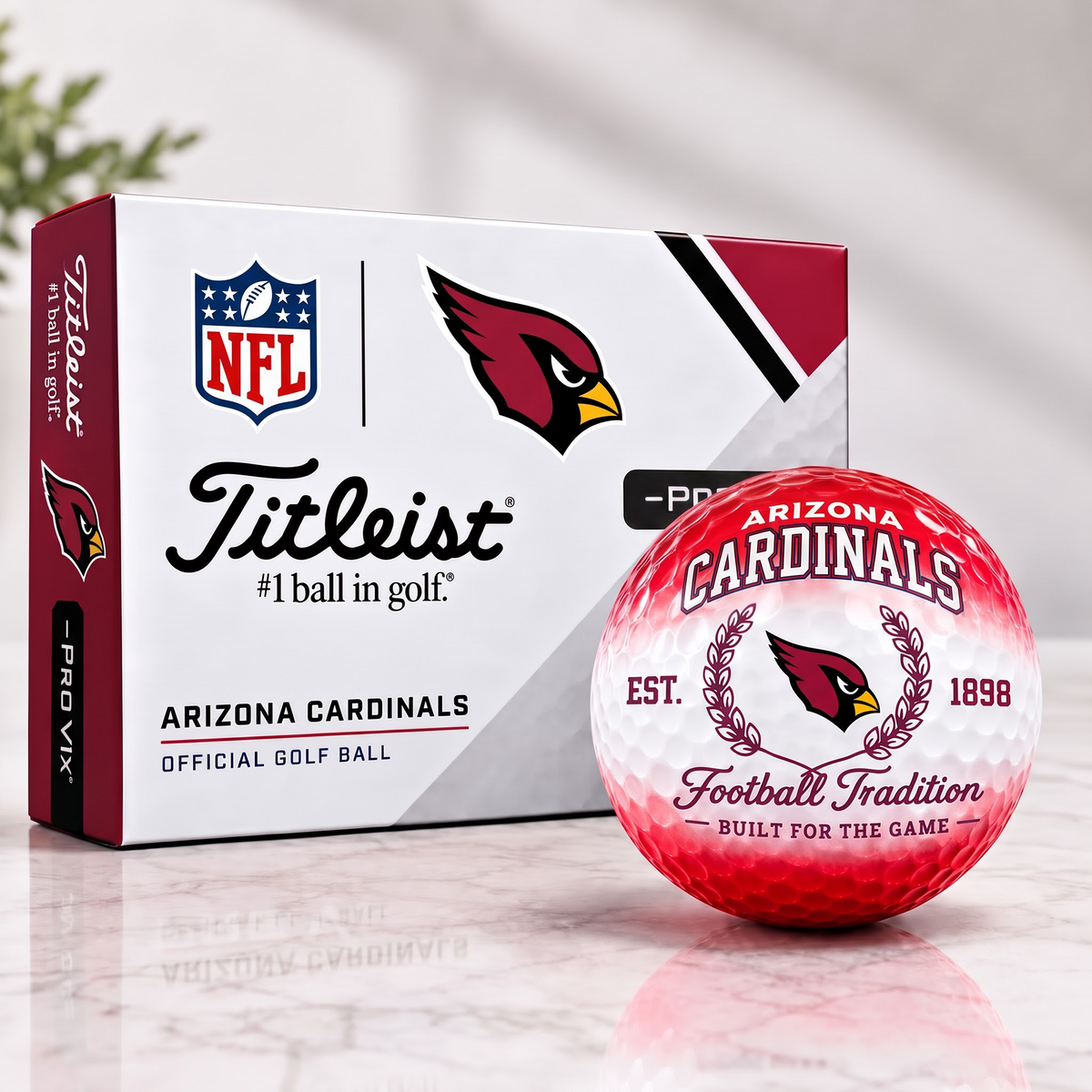 ARI X Custom NFL Football Tradition Golf Ball Set