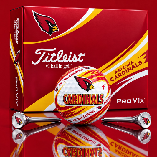 ARI x 1-of-1 NFLTitleist Pro V1x Golf Balls Set