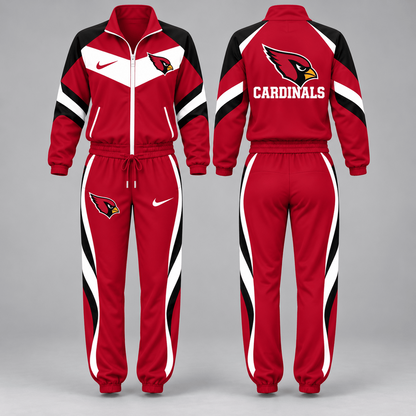 ARI x NFL Team Pride Waterproof Windbreaker Zip-Up Tracksuit Set
