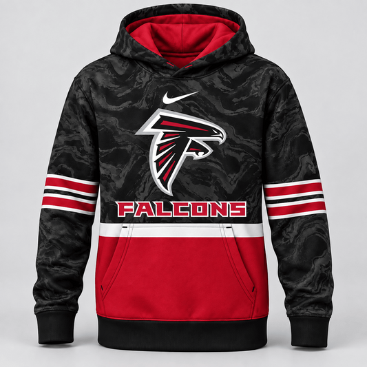 ATL Premium NFL Camo Colorblock Pullover Hoodie