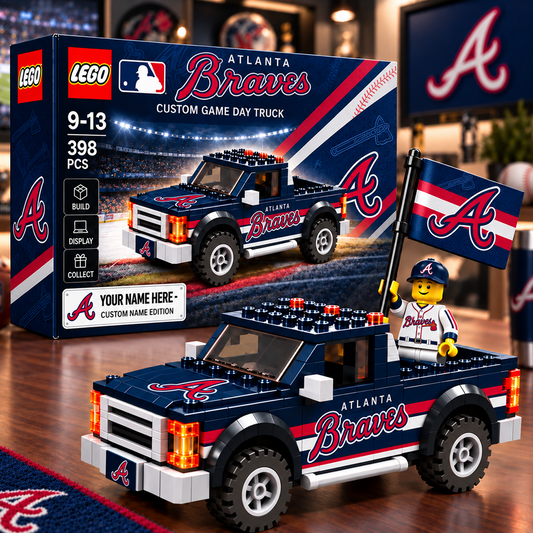 ATL x MLB Building Blocks Truck Toy Set V2