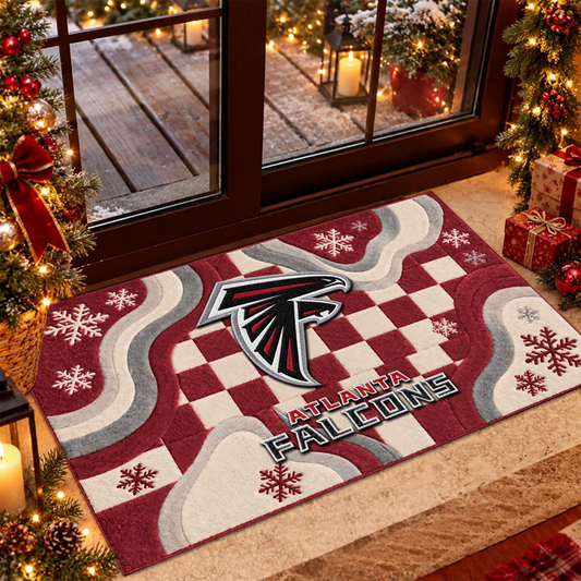 ATL x NFL Christmas Doormat