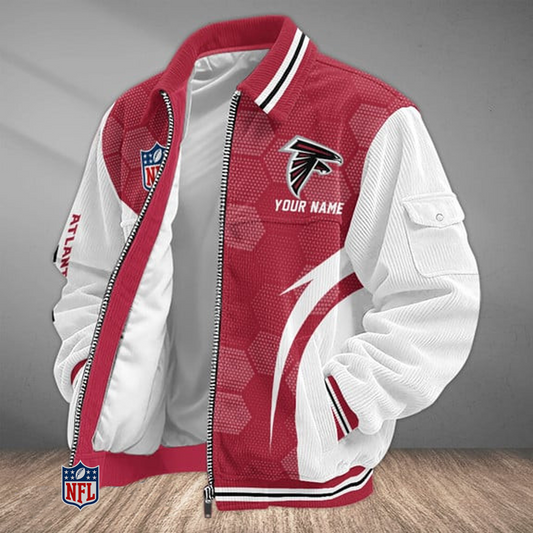 ATL x NFL Classic Varsity Corduroy Jacket
