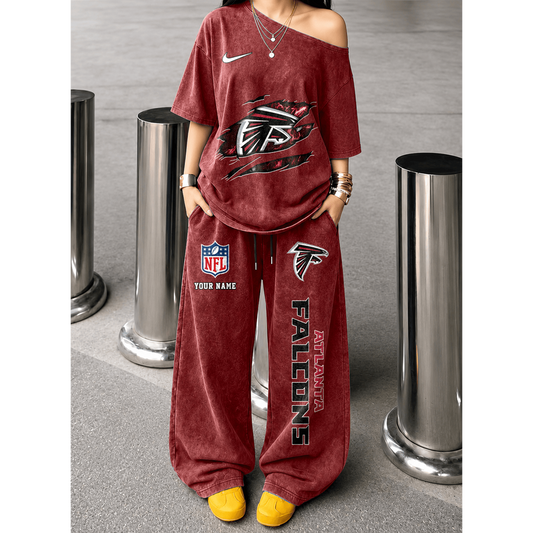 ATL x NFL Relaxed Fit Two Piece Sportswear Set