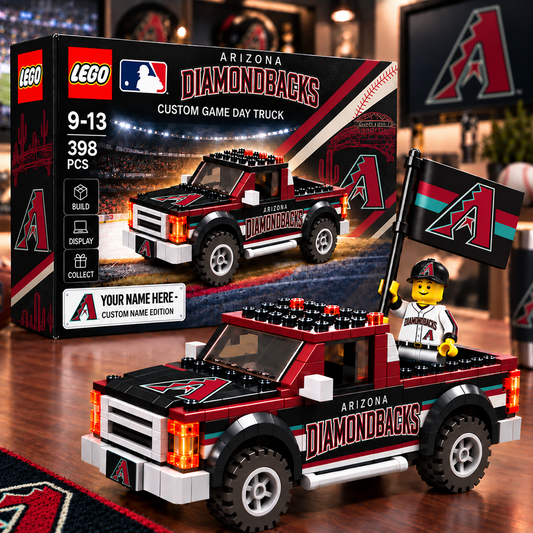 AZ x MLB Building Blocks Truck Toy Set V2