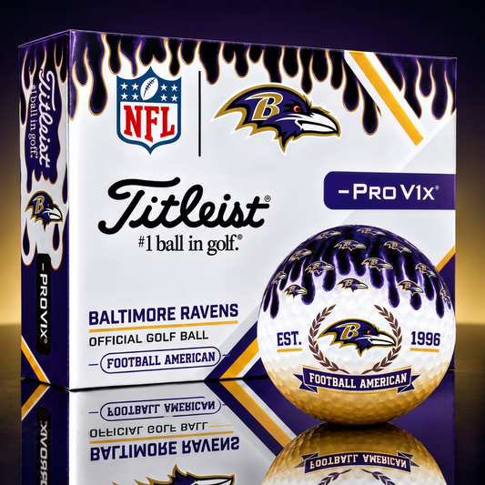 BAL X 1-of-1 Custom NFL Drip Style Golf Balls Gift For Golfer