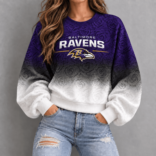 BAL x NFL Embossed Rose Ombre Sweatshirt