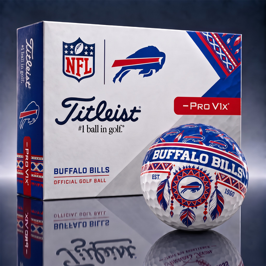 BB x NFL 1-OF-1 IN-HOUSE CRAFTED TITLEIST PRO V1X NFL NATIVE HERITAGE GOLF BALLS