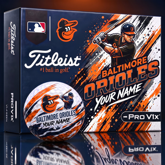 BO x Personalized MLB Titleist Pro V1x MLB Golf Balls