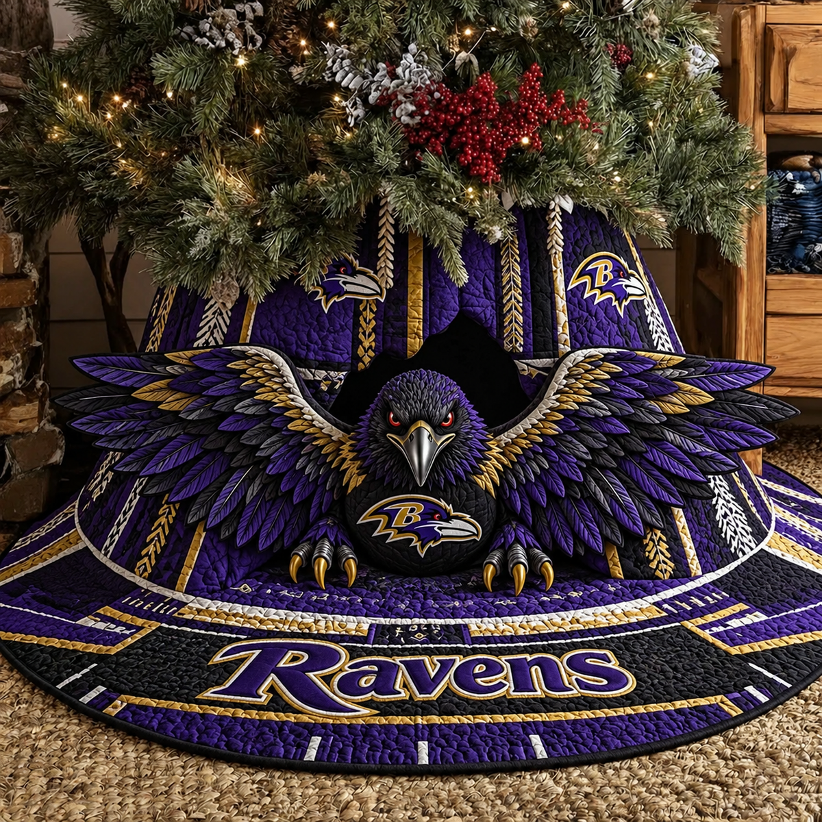 BR x NFL Premium Tree Skirt