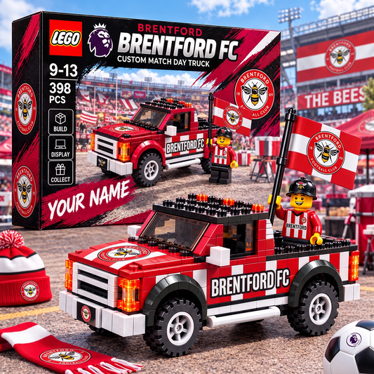BRE X EPL 1-OF-1 IN-HOUSE CRAFTED  CUSTOM GAME DAY TRUCK BRICK SET