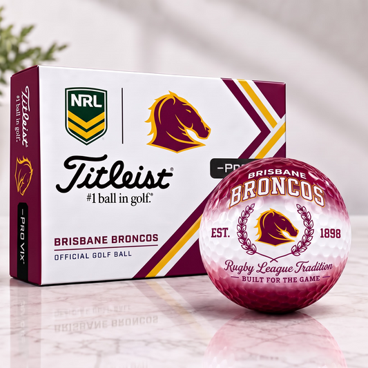 BRI X Custom NRL Football Tradition Golf Ball Set