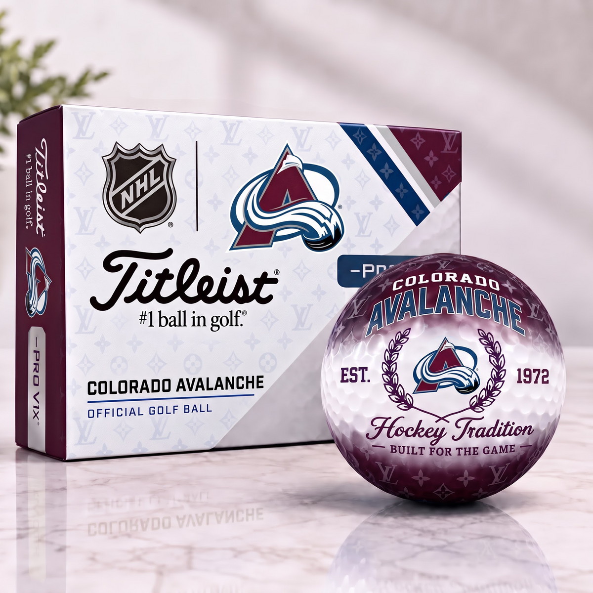 CA x NHL Custom LV x Titleist Pro V1 Golf Balls Set V2