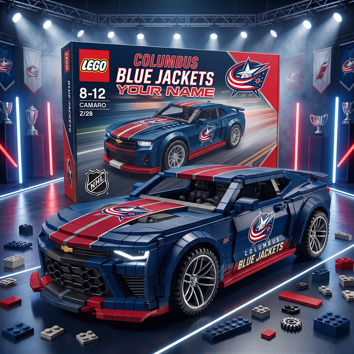 CBJ x NHL Football Team Camaro Z28 V2