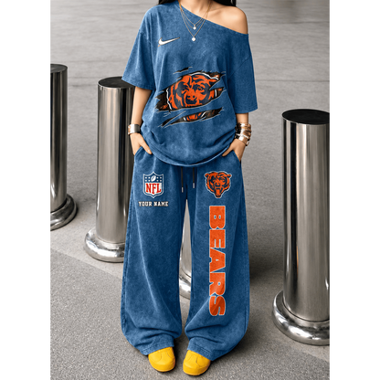 CHI x NFL Relaxed Fit Two Piece Sportswear Set