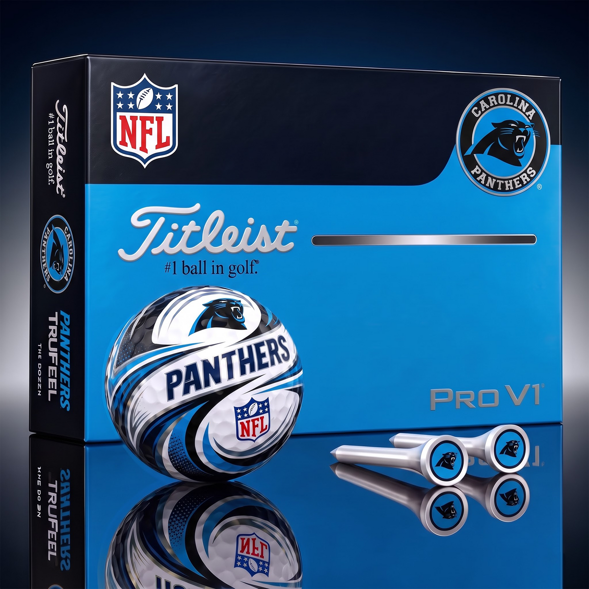 CP x 1-of-1 Custom NFL Golf Balls And Tees Gift Set