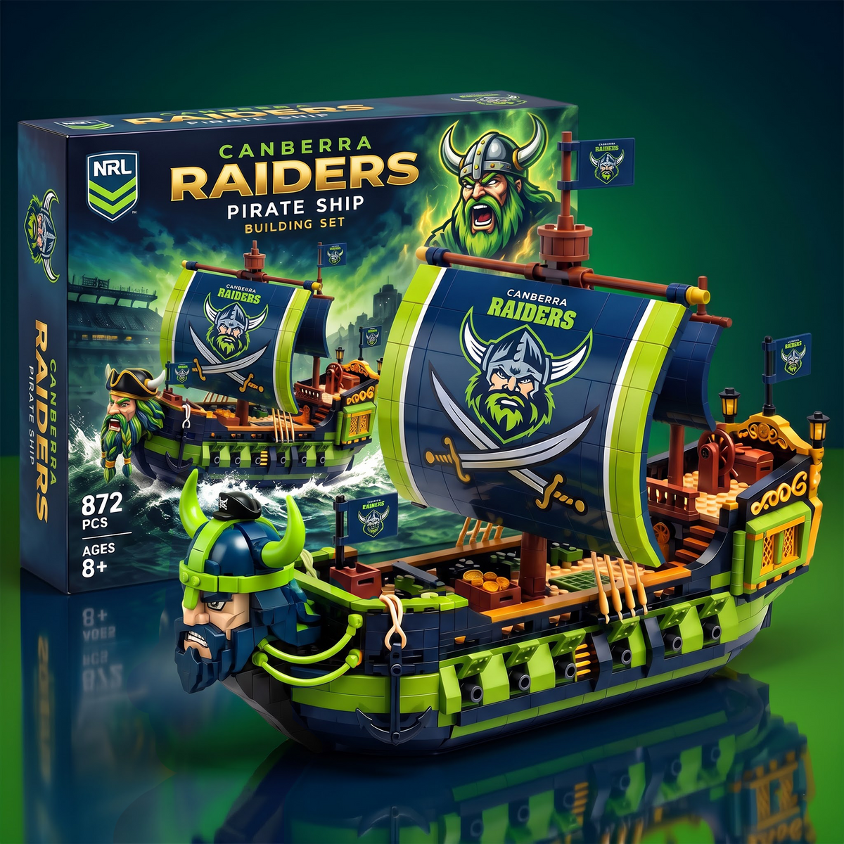 CR x NRL 50th Anniversary Pirate Ship Building Set