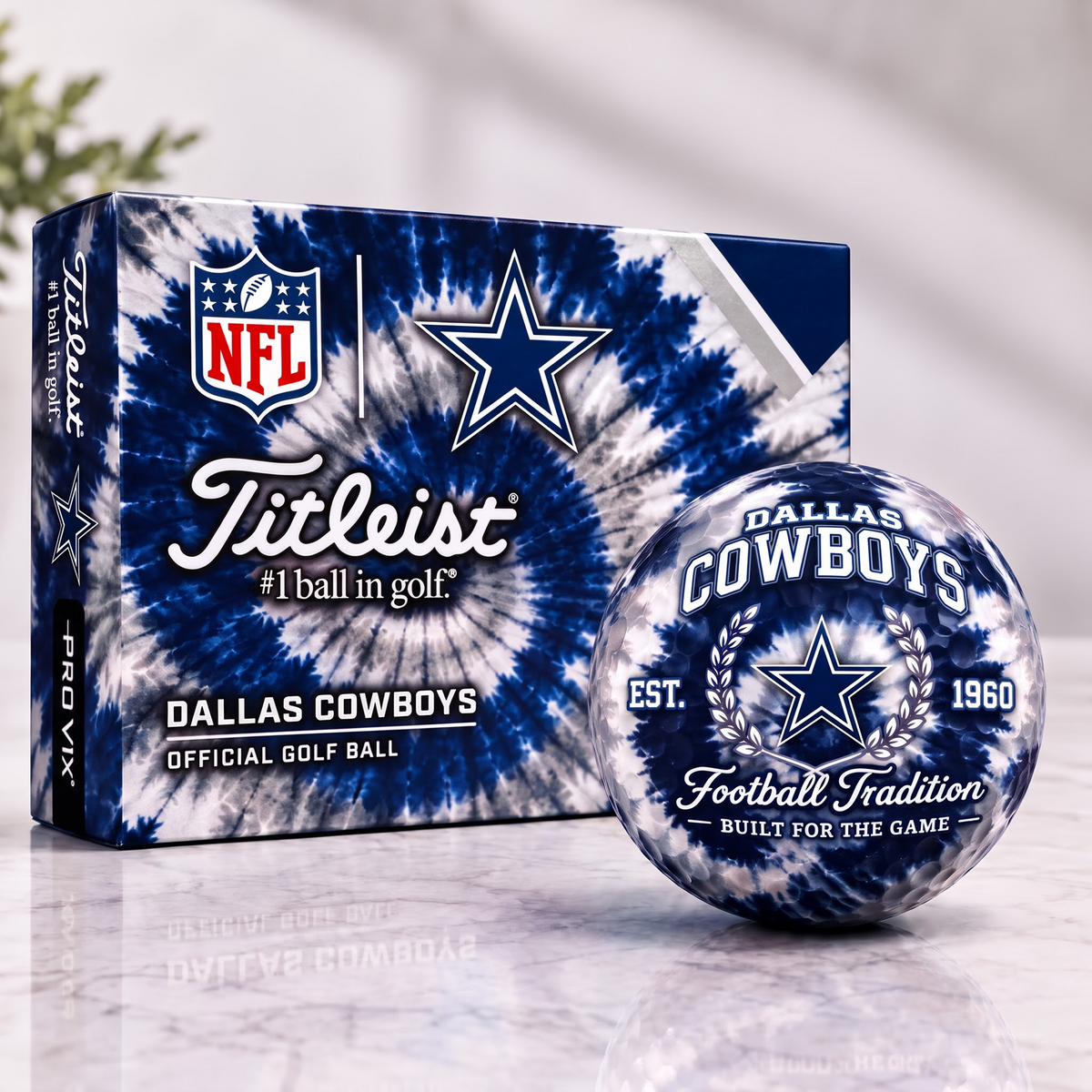 DAL X Tradition Tie Dye Golf Ball