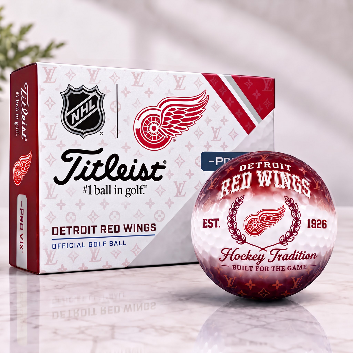 DRW x NHL Custom LV x Titleist Pro V1 Golf Balls Set V2