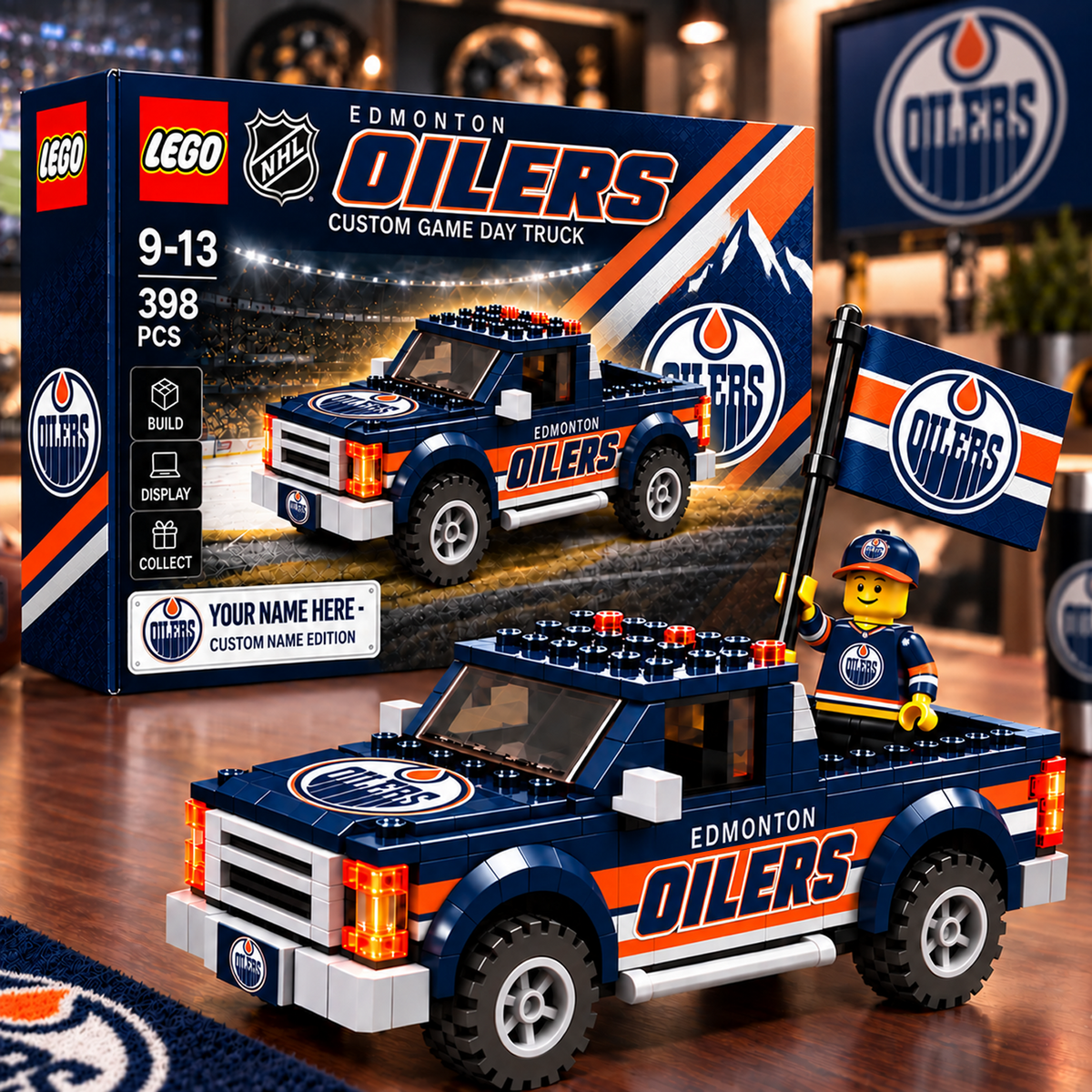 EDM x NHL Building Blocks Truck Toy Set V2