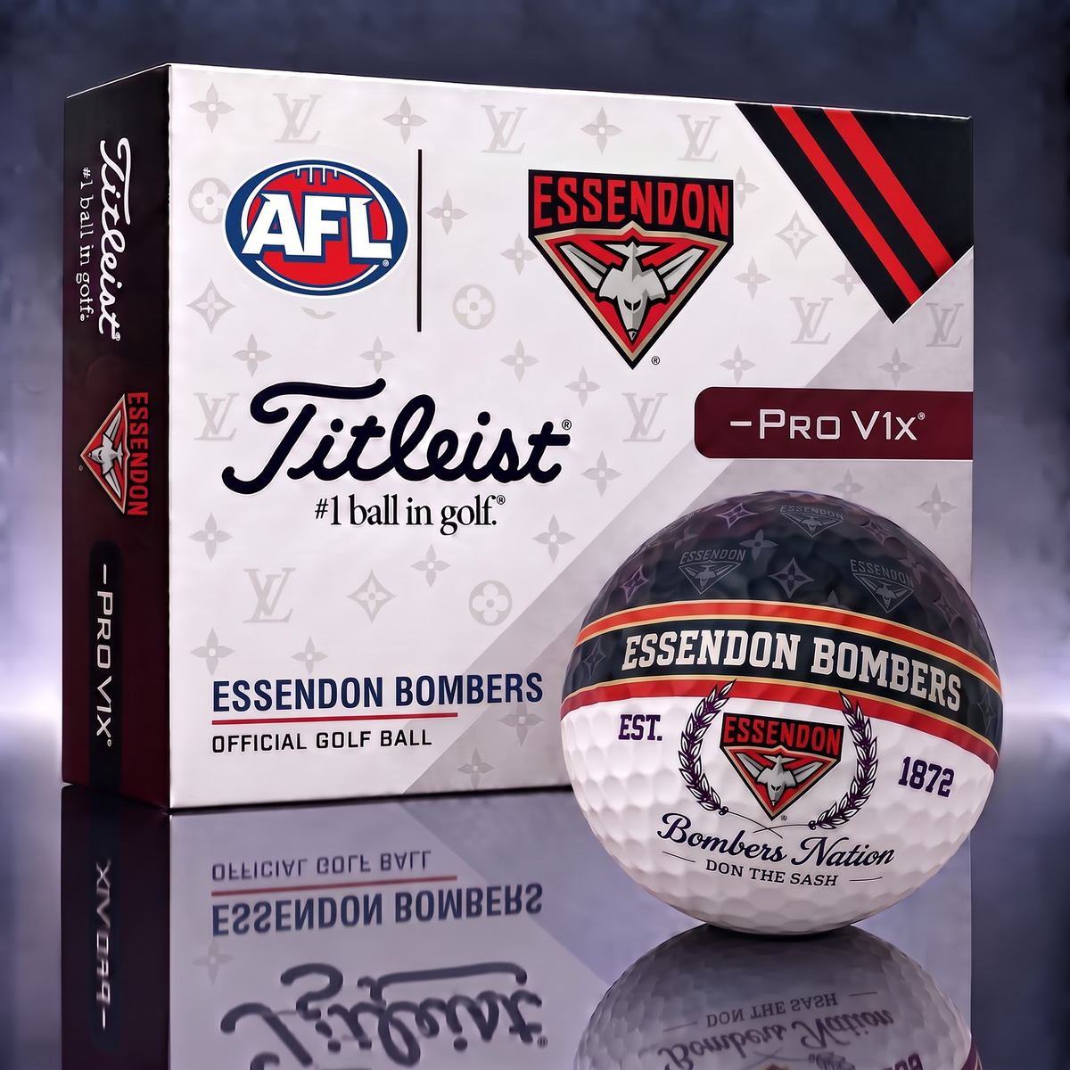 ESS X Custom AFL Football Tradition Golf Ball Set
