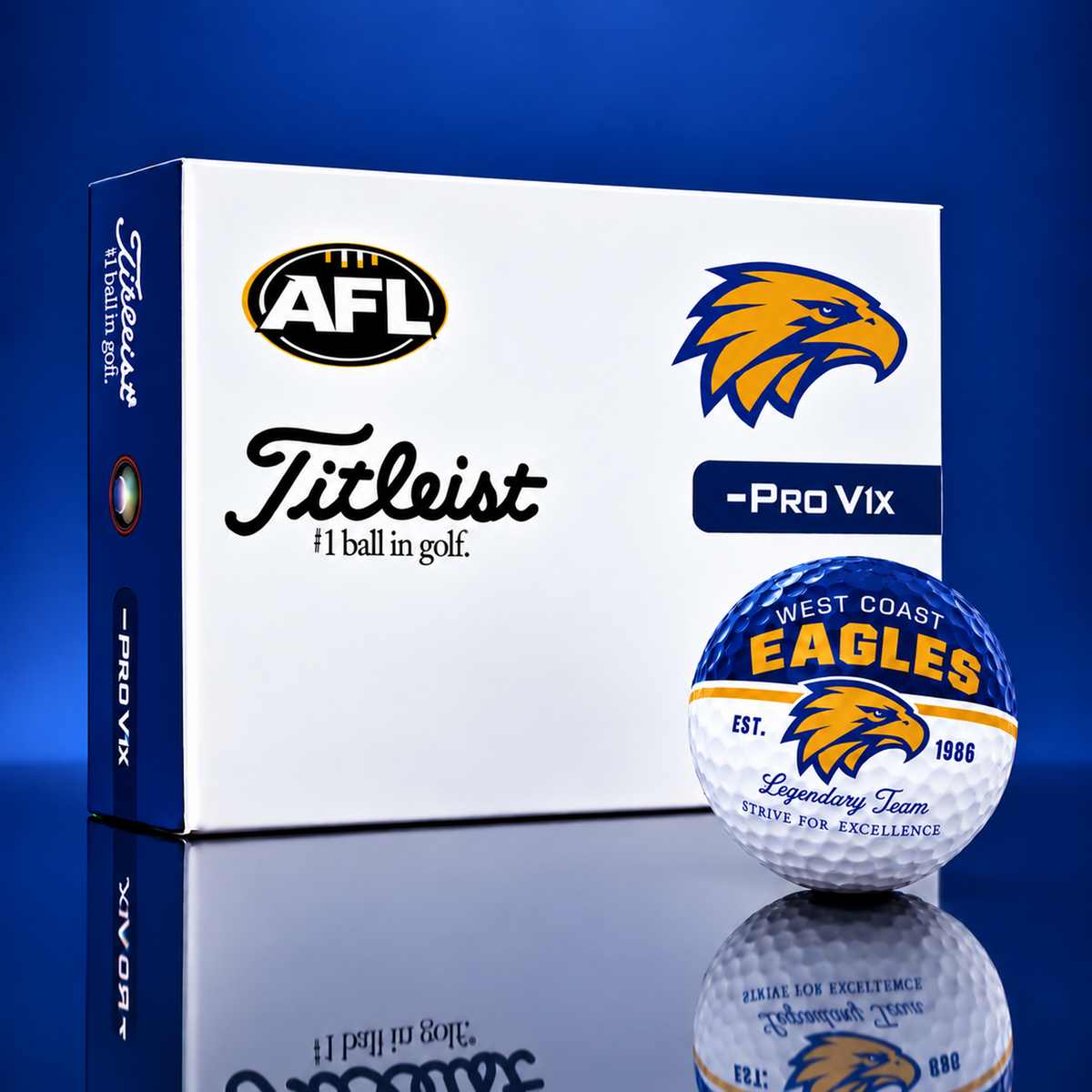 Exclusive AFL x WCE Legendary Team Golf Ball