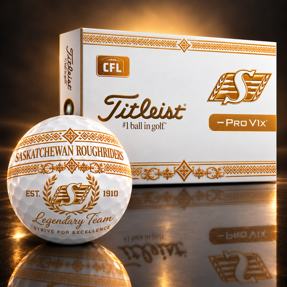 Exclusive CFL x SR Legendary Team V8 Golf Ball