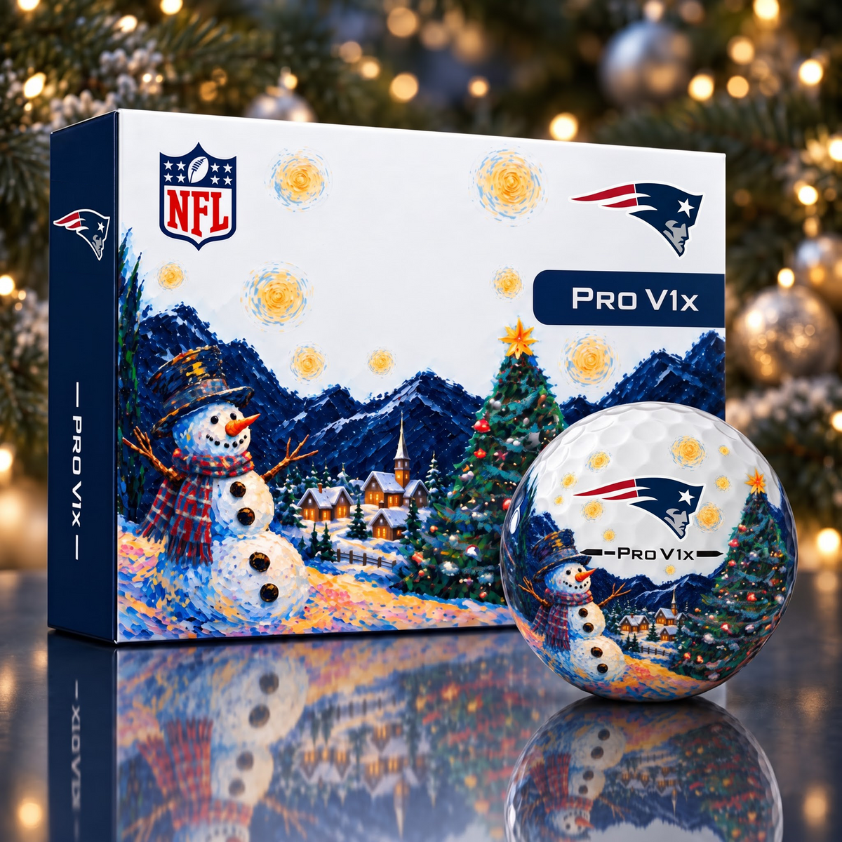 Exclusive Christmas NFL x NE Golf Ball