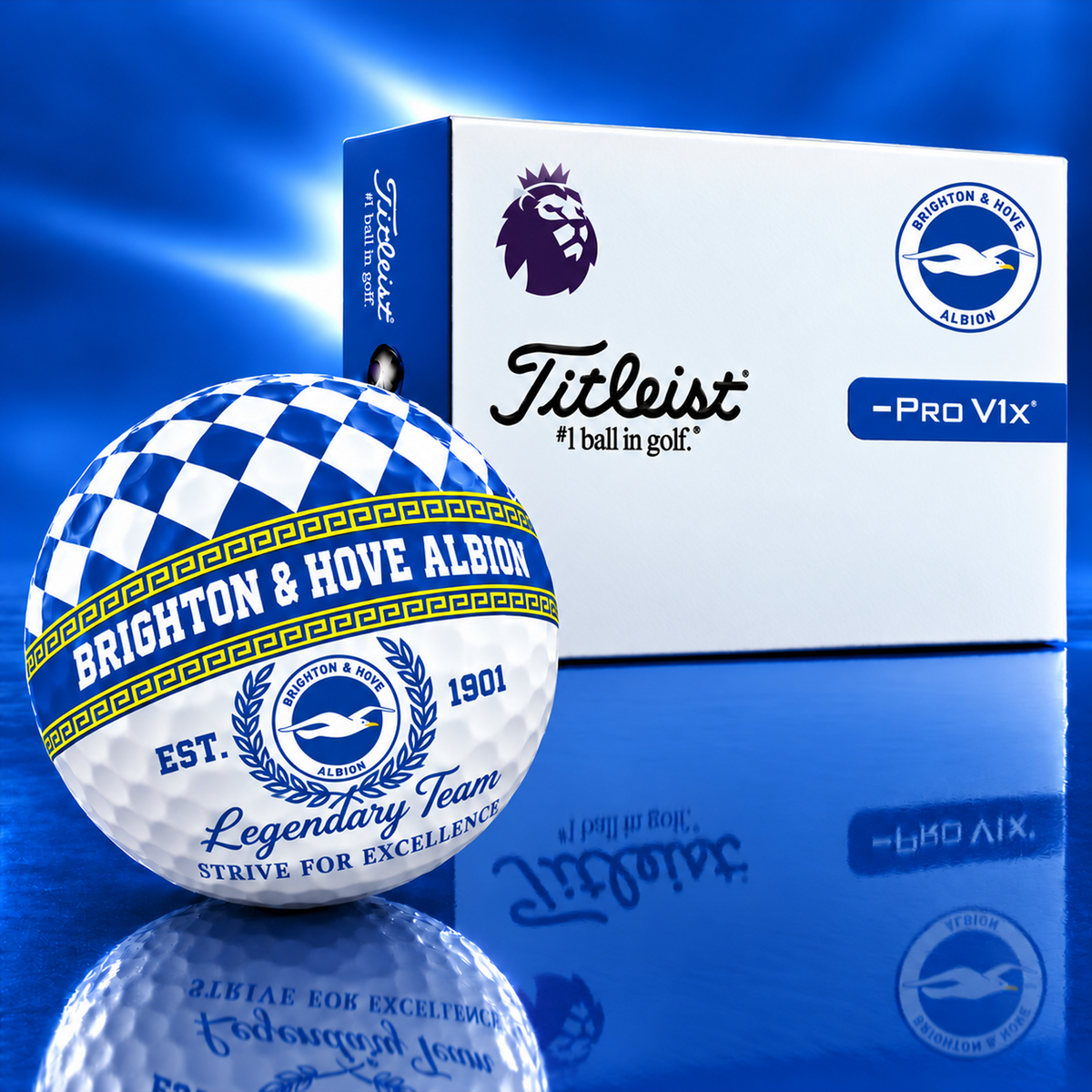 Exclusive EPL x BHA Legendary Team V10 Golf Ball