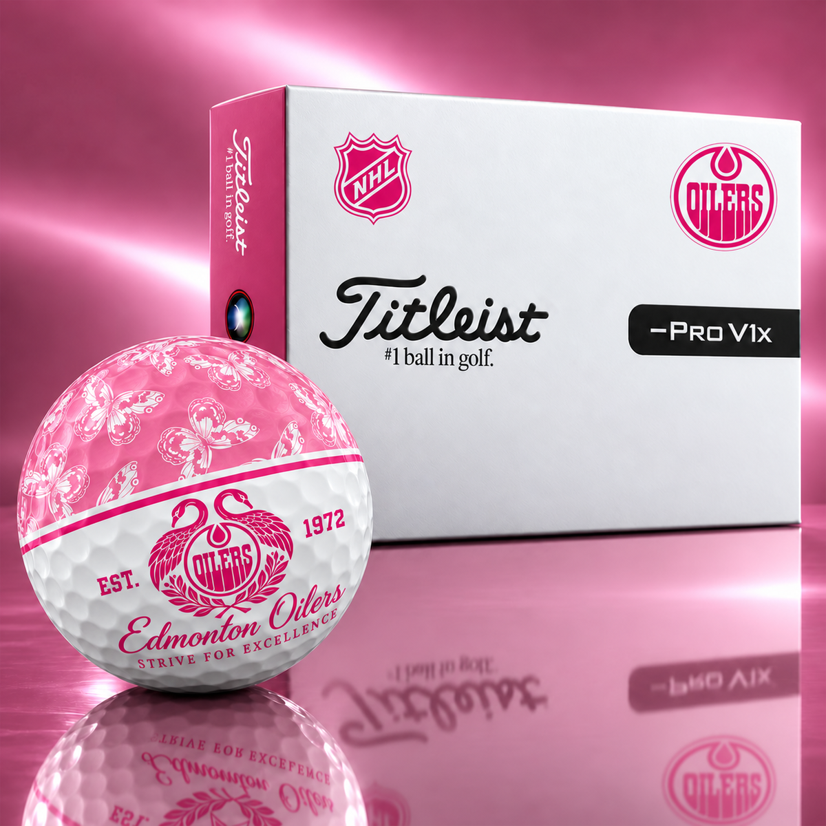Exclusive Elegant NHL x EDM Golf Ball