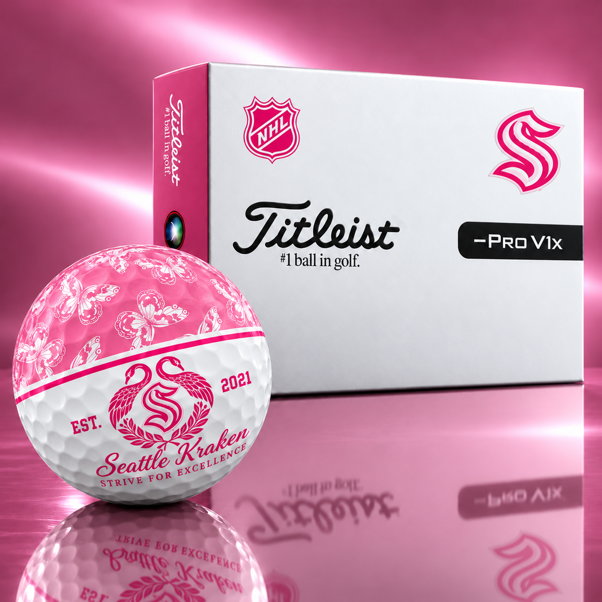 Exclusive Elegant NHL x SEA Golf Ball