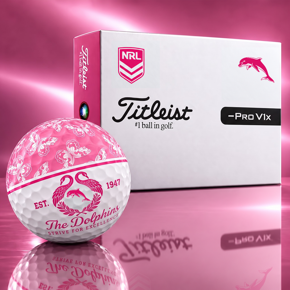 Exclusive Elegant NRL x DOL Golf Ball