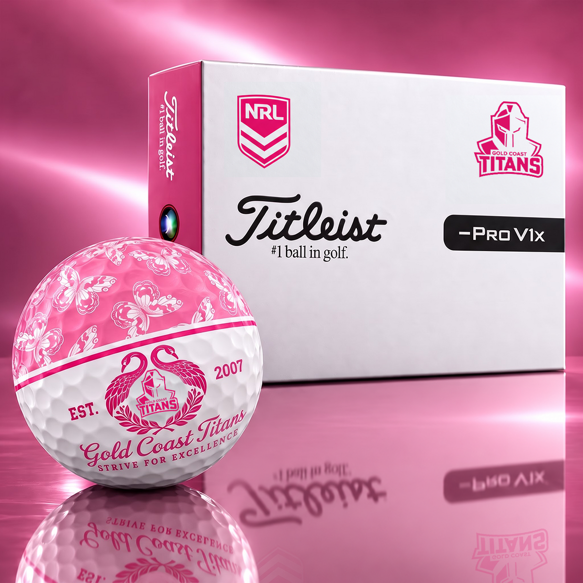Exclusive Elegant NRL x GCT Golf Ball