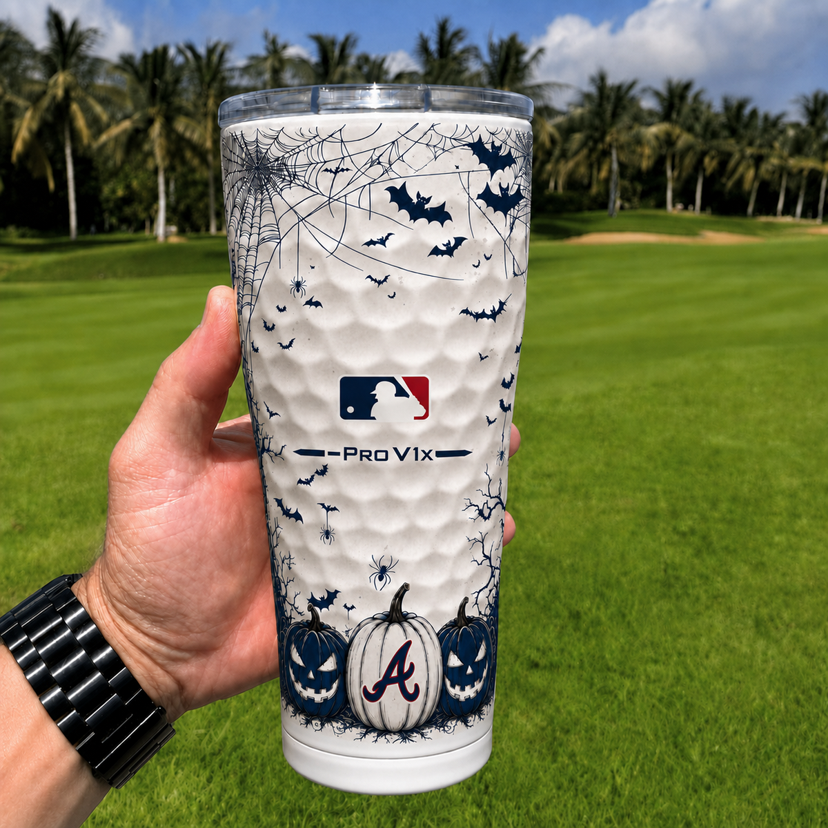 Exclusive MLB x ATL Halloween V2 Golf Tumbler
