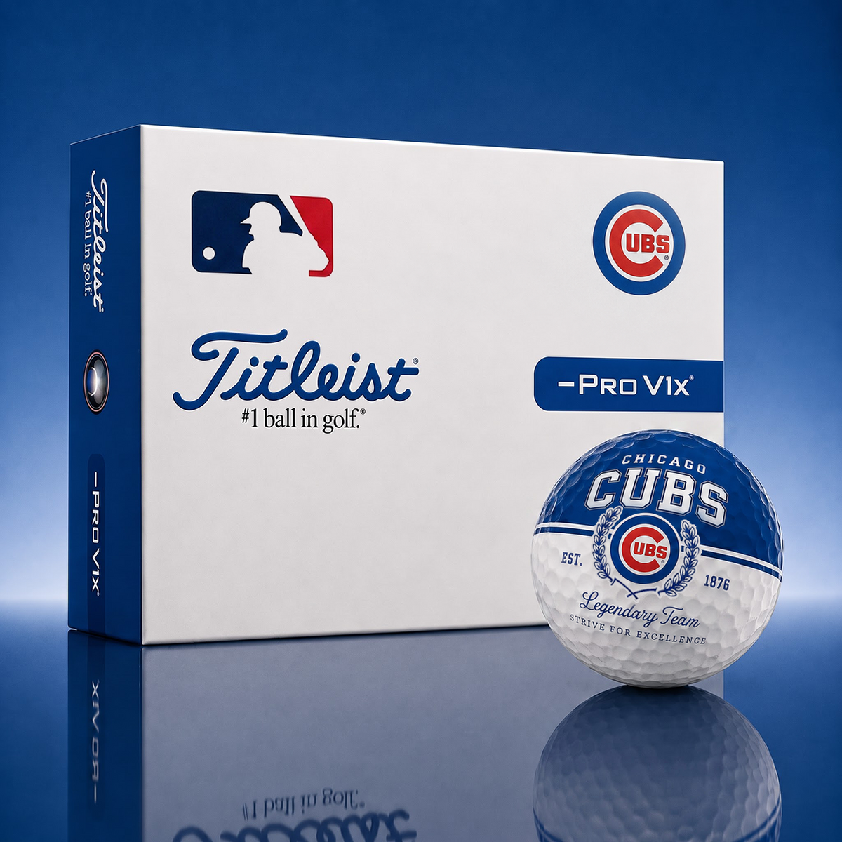 Exclusive MLB x CHI Legendary Team Golf Ball