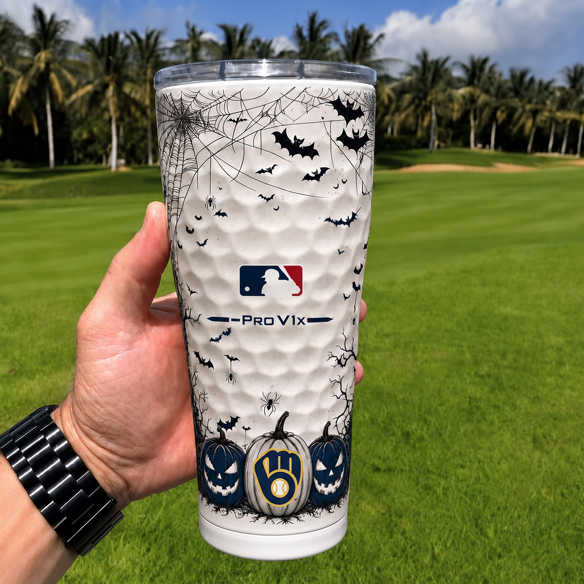 Exclusive MLB x MIL Halloween V2 Golf Tumbler